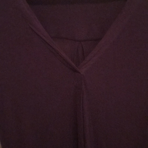 Aritzia T. Babaton Sheer V Neck Shirt - Picture 6 of 6